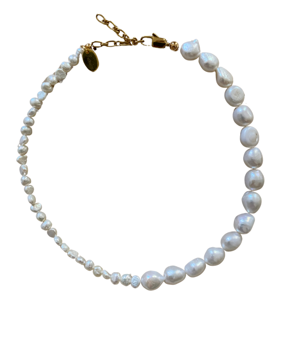 Collier de perles asymétriques