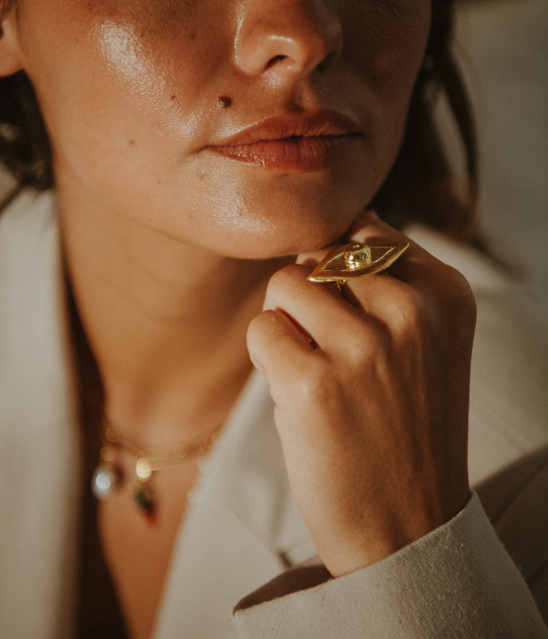 Bague golden eye