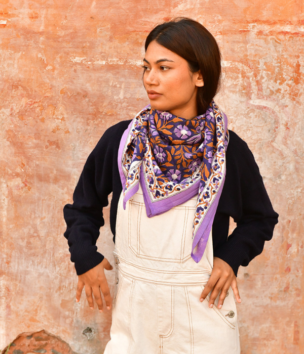 Grand foulard 115 Nuit