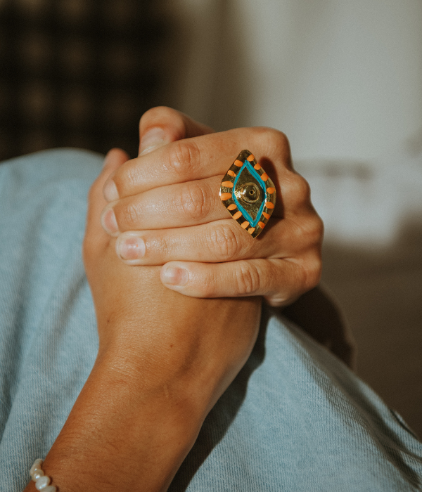Bague golden eye