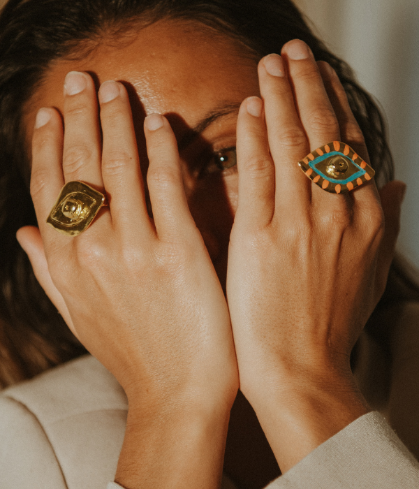 Bague golden eye
