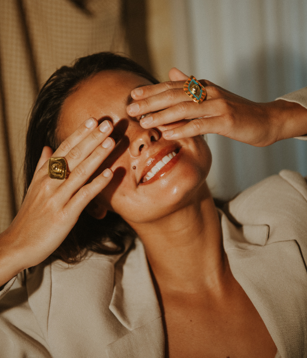Bague golden eye