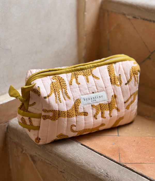 Petite trousse de toilette Fauve