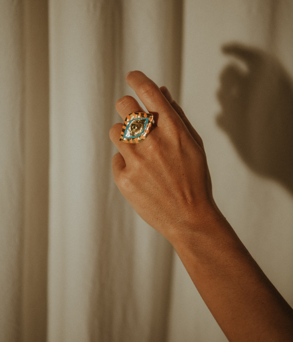 Bague golden eye