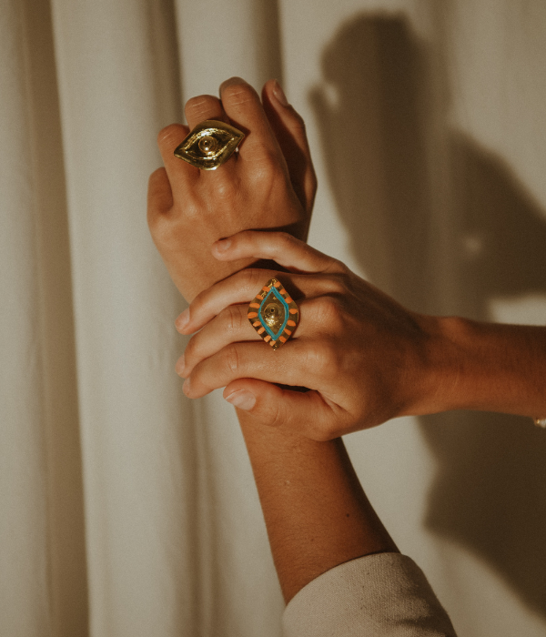Bague golden eye