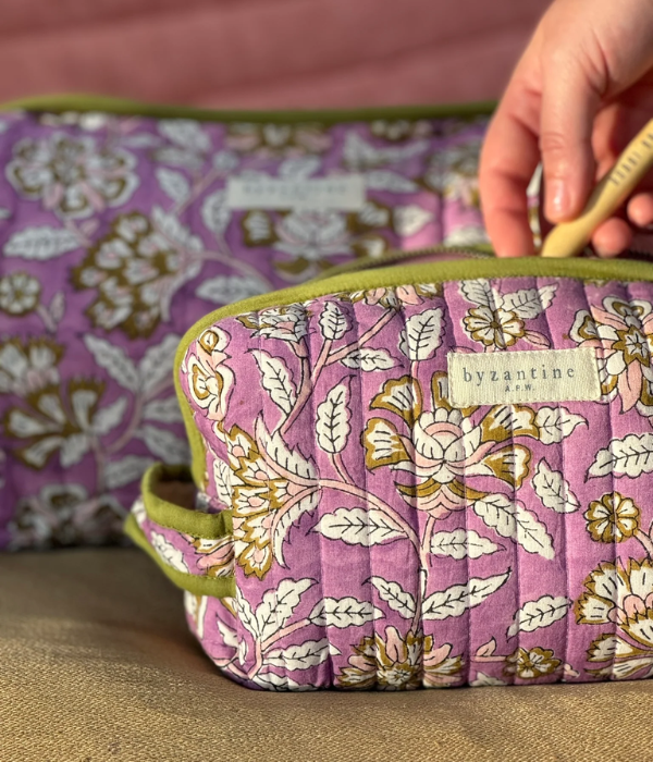 Petite trousse de toilette Carthage Lilas