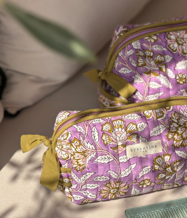 Petite trousse de toilette Carthage Lilas