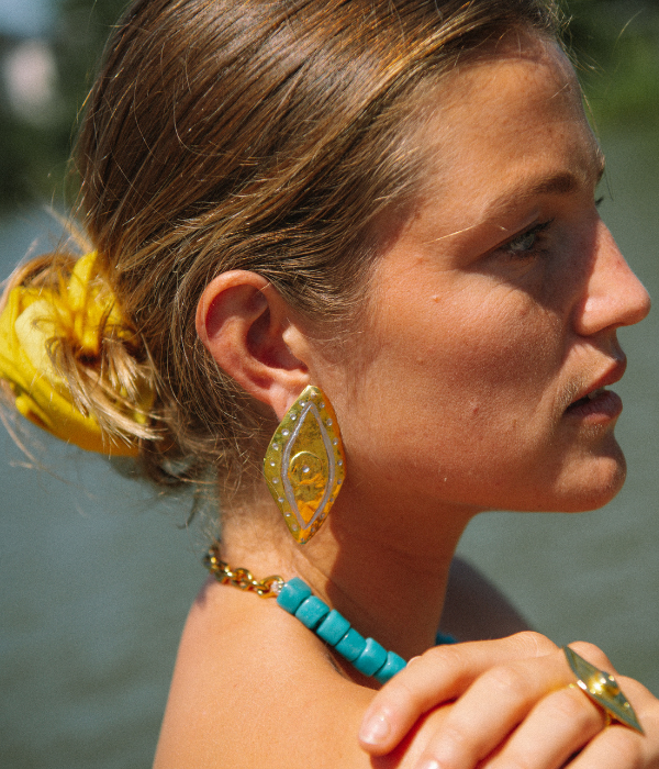 boucles d'oreilles Golden Eyes
