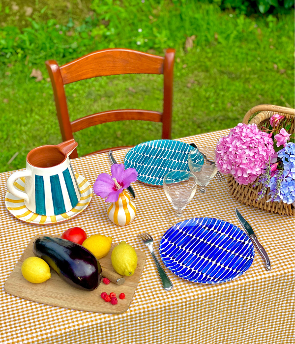 Assiette traits
