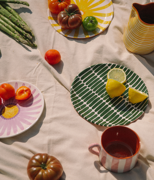 Assiette traits