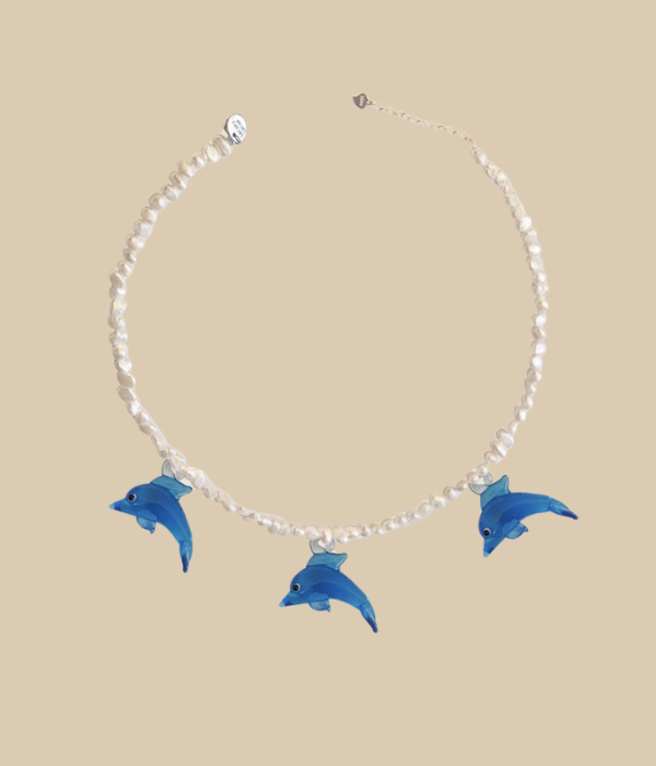 Collier trois dauphins