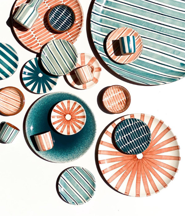 Grande assiette rayon