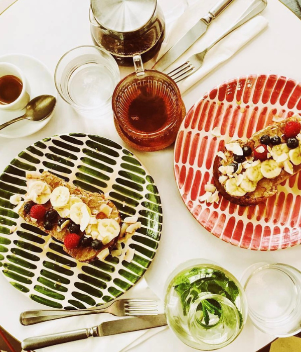 Assiette traits