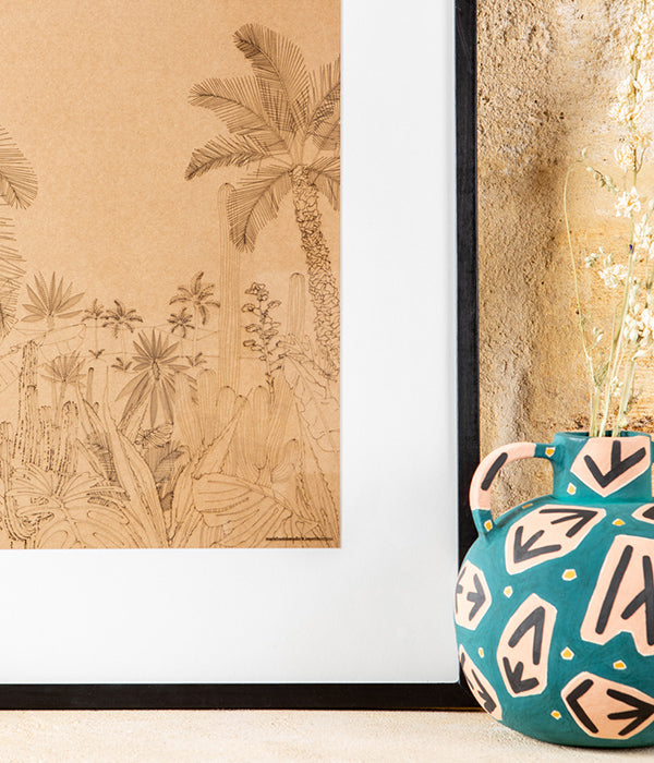 Gravure sur carton La Jungle