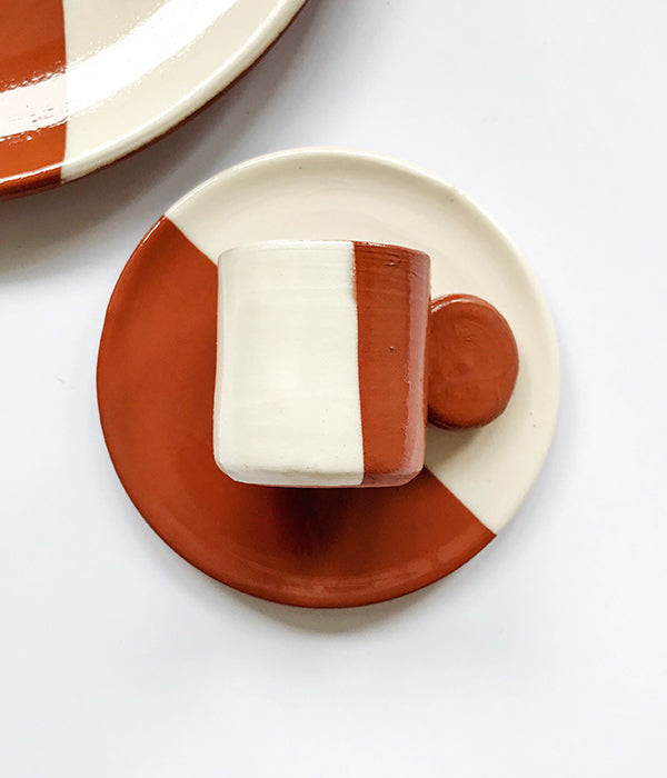 Tasse expresso et soucoupe