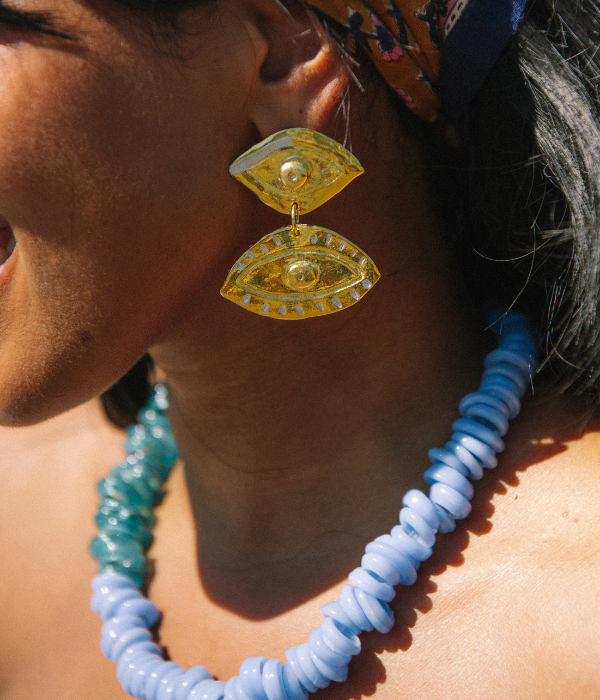boucles d'oreilles Golden Eyes
