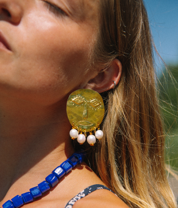 boucles d'oreilles Golden Fancy Dudes
