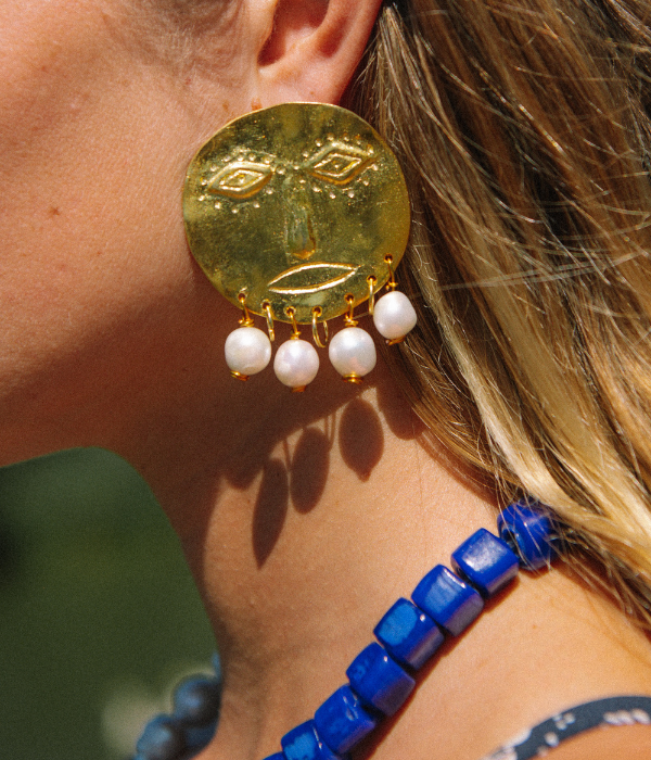 boucles d'oreilles Golden Fancy Dudes
