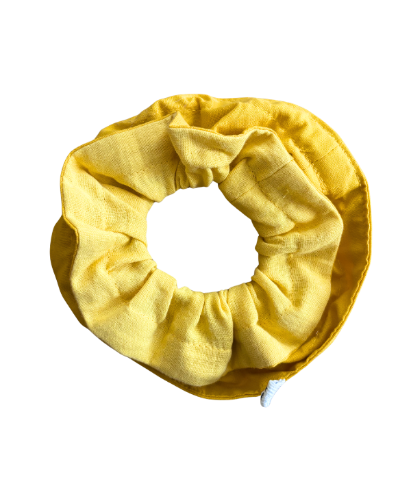 Chouchou oversized jaune