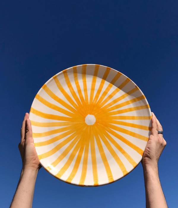 Grande assiette rayon