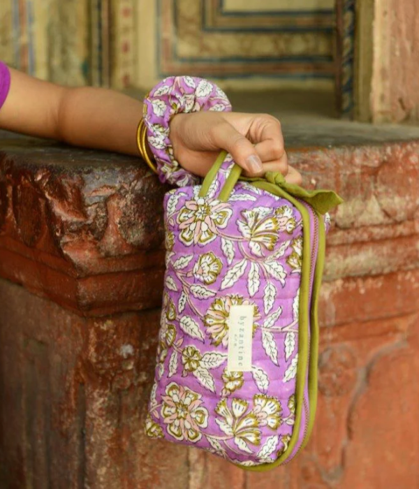 Petite trousse de toilette Carthage Lilas