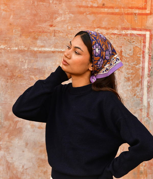 Petit foulard 115 Nuit