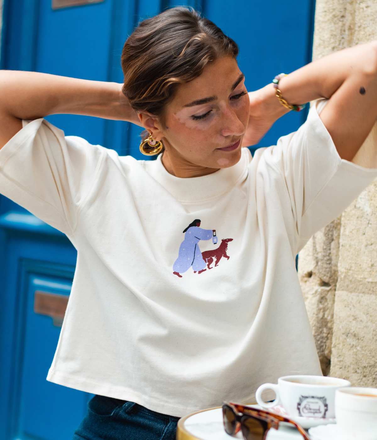 t-shirt collab' La Maïastra x Gabrielle Monceaux