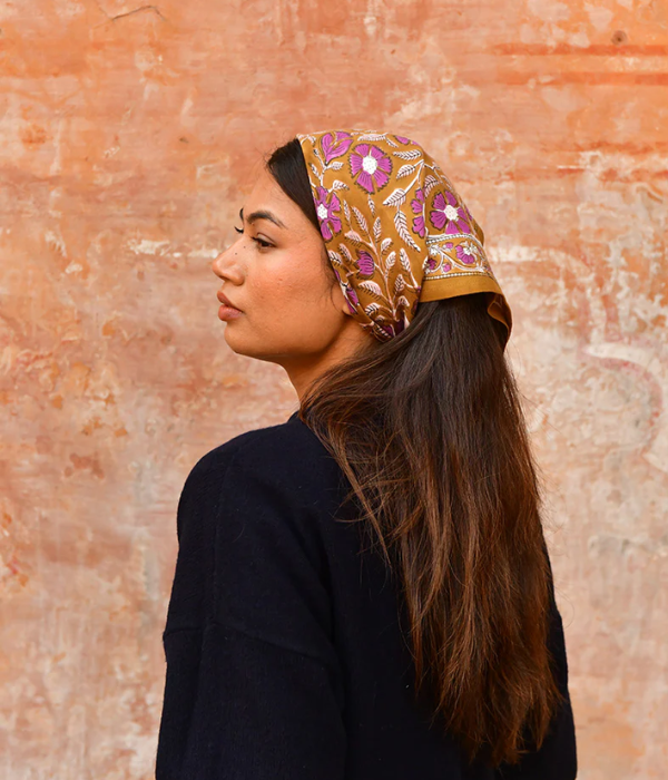 Petit foulard 115 Caramel