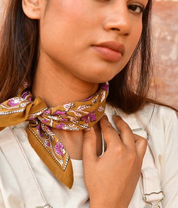 Petit foulard 115 Caramel