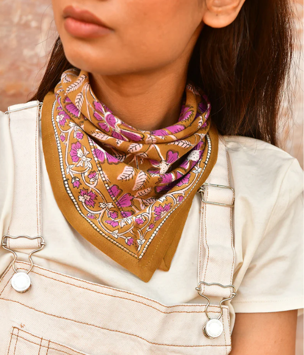 Petit foulard 115 Caramel