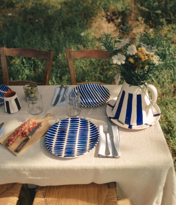 Grande assiette traits