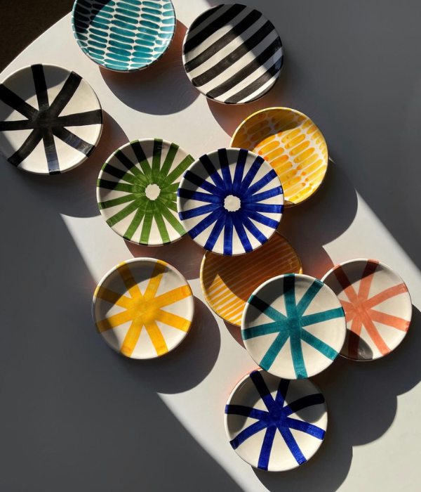 Mini assiette traits