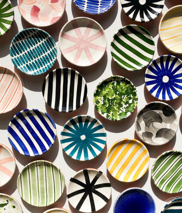Mini assiette traits