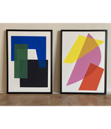 Sans Titre (jaune, rose, orange)