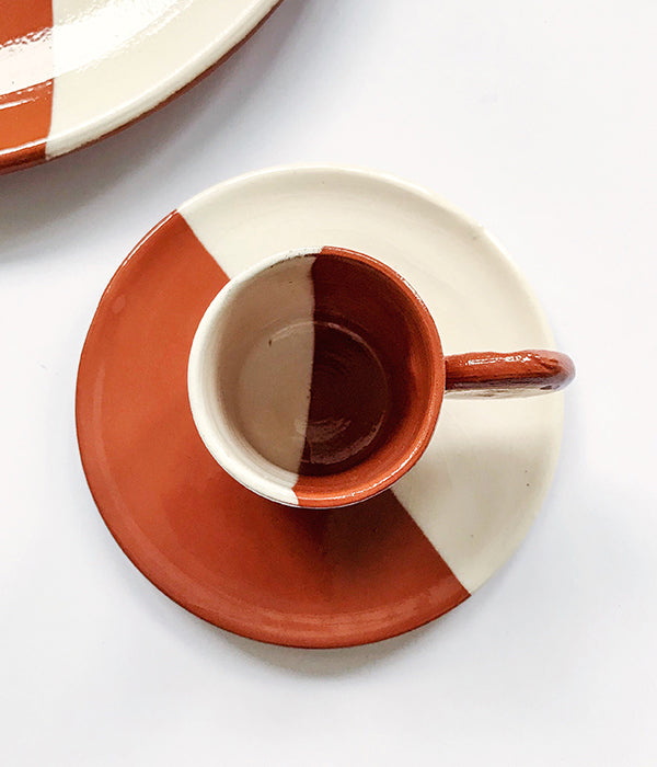 Tasse expresso et soucoupe